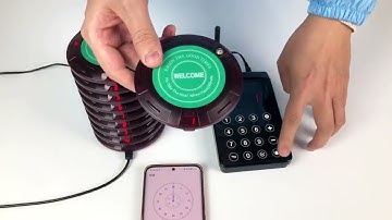 How to set the reminding again time for the guest paging system(JT-938)