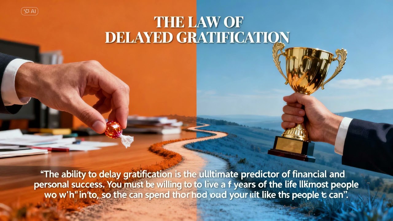 The Law of Delayed Gratification | Powerful Life Lesson You Must Learn Early