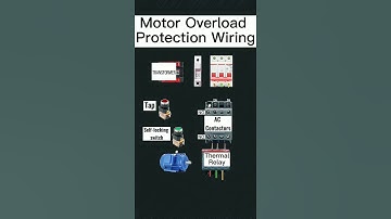 Motor overload protection wiring