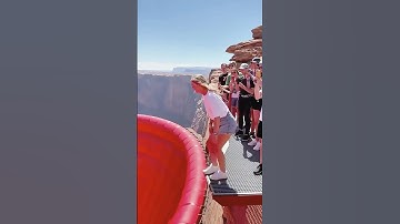 She Jumped! 💥😱 Red Funnel Swallowed Her! #CliffChallenge #ThrillingMoment