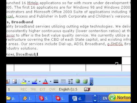 Microsoft Office Word 2003 Add shading to text or a table