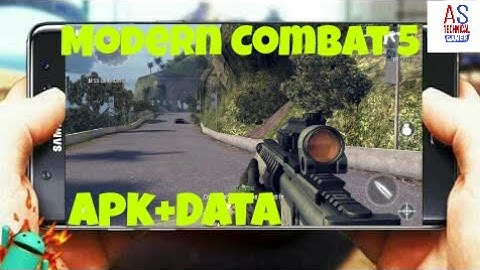 How To Download Modern Combat 5 2.6.0g Apk+Data!!!2017