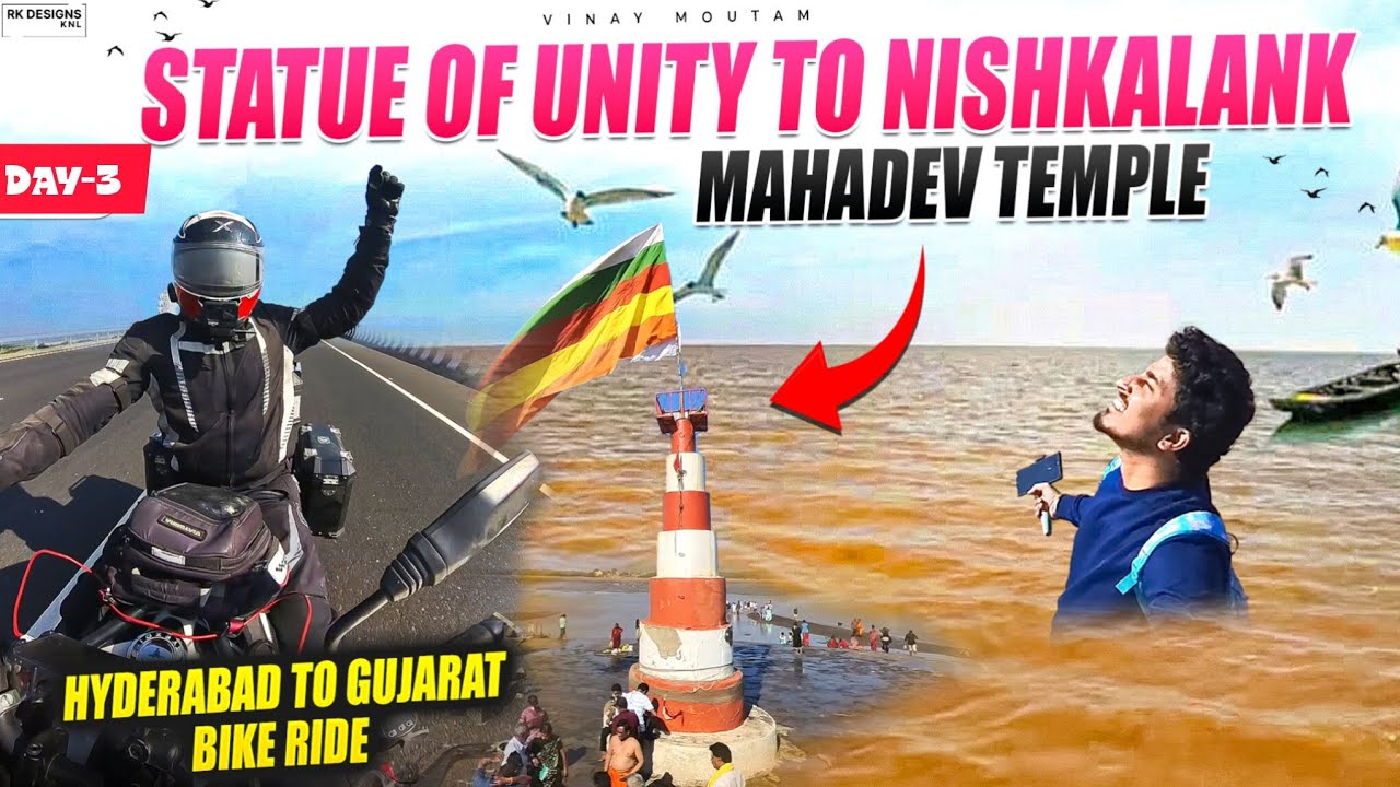 ALL HINDU'S SHOULD VISIT THIS PLACE | DAY 3 | NISHKALANK MAHADEV TEMPLE | GUJARAT BIKE RIDE