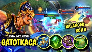 Gatotkaca Balanced Build Insane Battle | Top 1 Global Buila Gatotkaca ~ MLBB @SkyReigngaming