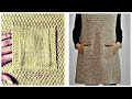 КАРМАН КЕНГУРУ ДЛЯ ПЛАТЬЯ ИЛИ ТОЛСТОВКИ. вязание спицами. kniting.КАРМАН СПИЦАМИ. туника спицами