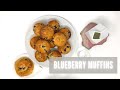How to make the best blueberry muffins       softasmr easy  hoochus kitchen