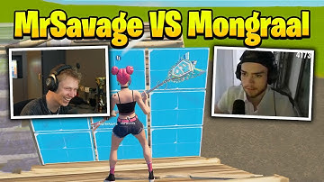 MrSavage VS Mongraal 1v1 buidlfights