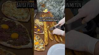 Dünyada birinci seçilen meşhur Bafra pidesini Samsun da denedim. #keşfetbeniöneçıkar #bafra #pideci