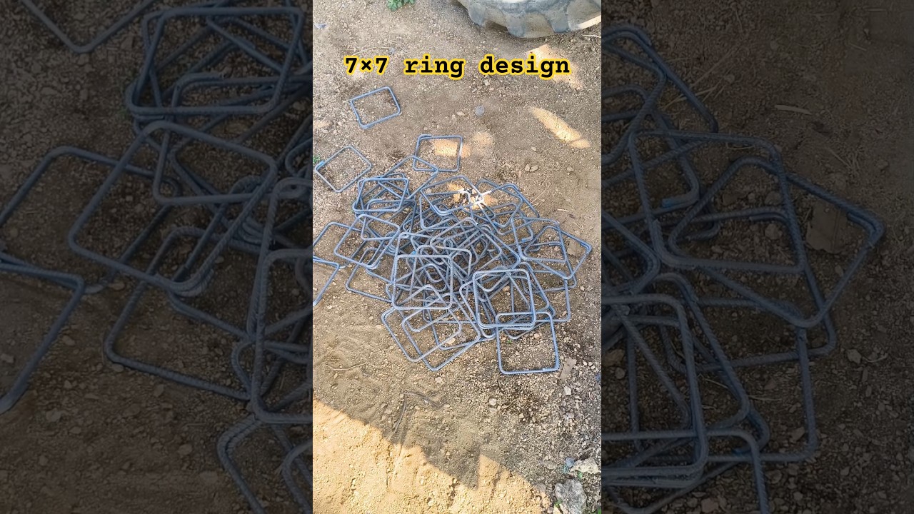 7×7 Ring Banane Ka Sahi Tarika | Steel Ring Making Technique | Construction  