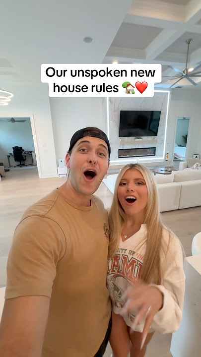 Our unspoken new house rules 🏡❤️ #shorts