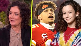 Sara Gilbert REACTS to Patrick Mahomes Lookalike Meme
