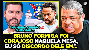 BRUNO FORMIGA TRETA COM RIZEK AO DEFENDER NEYMAR NA SELEÇÃO E VAMPETA REBATE!
