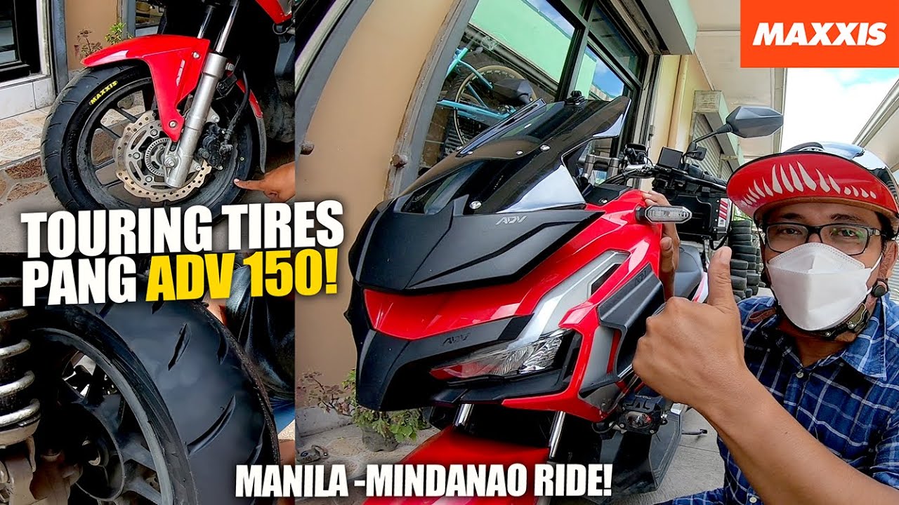 THE PERFECT TOURING TIRE FOR HONDA ADV 150 - YouTube