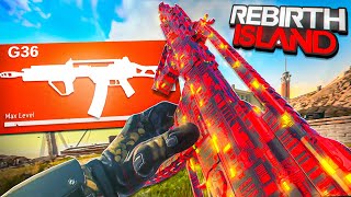 the NEW G36C CLASS SETUP is BROKEN on REBIRTH ISLAND WARZONE!