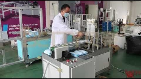 automatic earloop welding machine installing and operating video