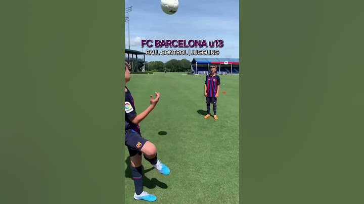 FC Barcelona u13: ball control | juggling #academy #soccer #football #training #u13 #lamasia #juggle