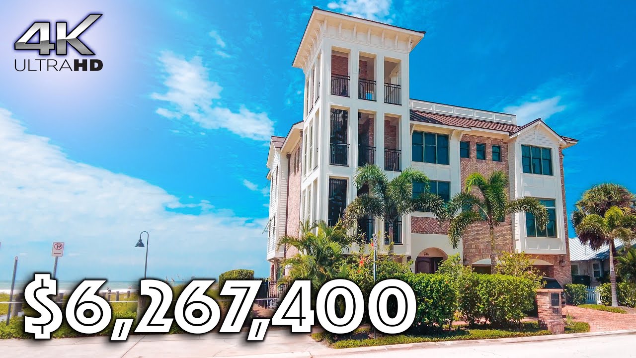Most expensive Residential Neighborhood. Clearwater Beach Florida. Walking tour. 4K YouTube