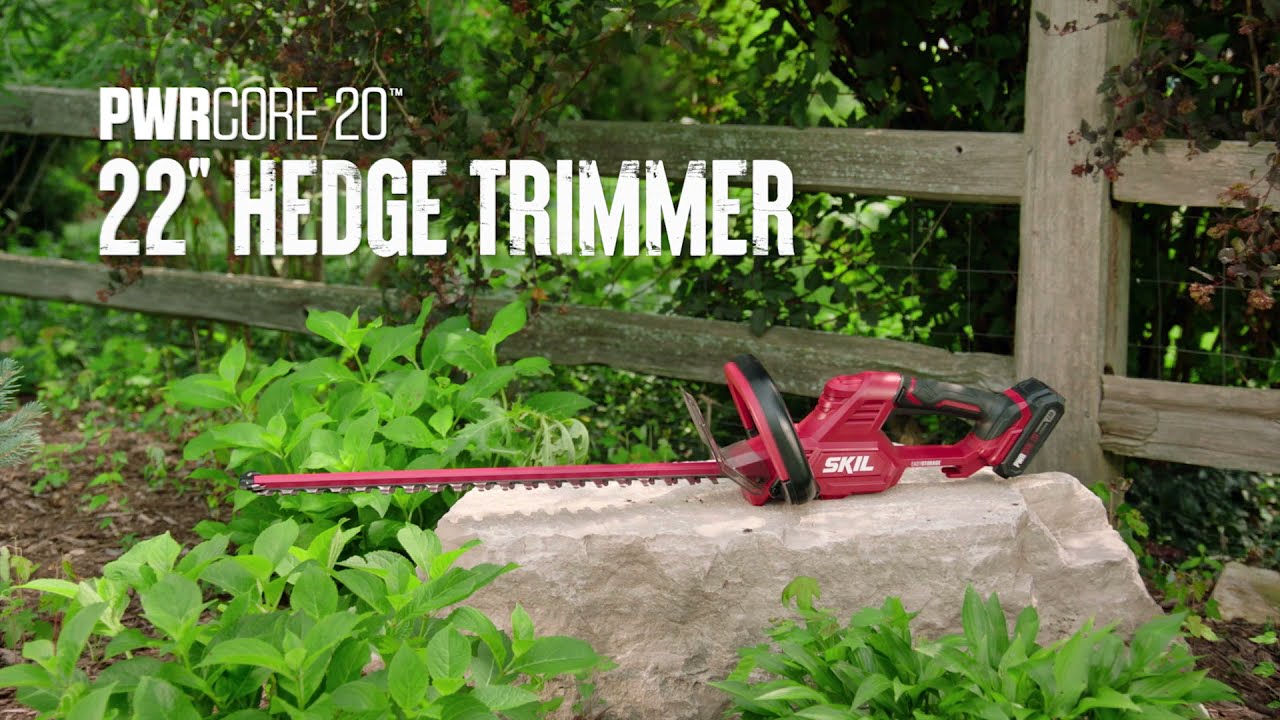 20-Volt Cordless Hedge Trimmer, Lithium-Ion Battery, 22-In.