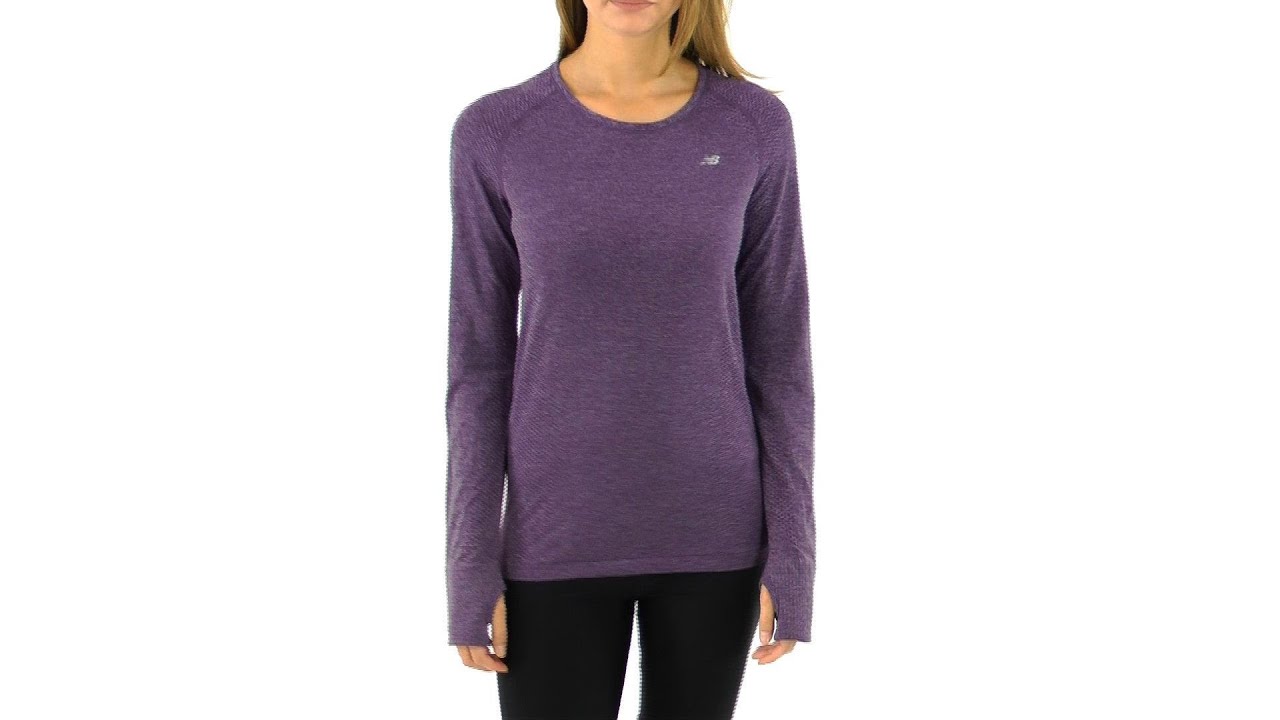 New Balance Women's NBx Minimus Long Sleeve Running Top | SwimOutlet.com