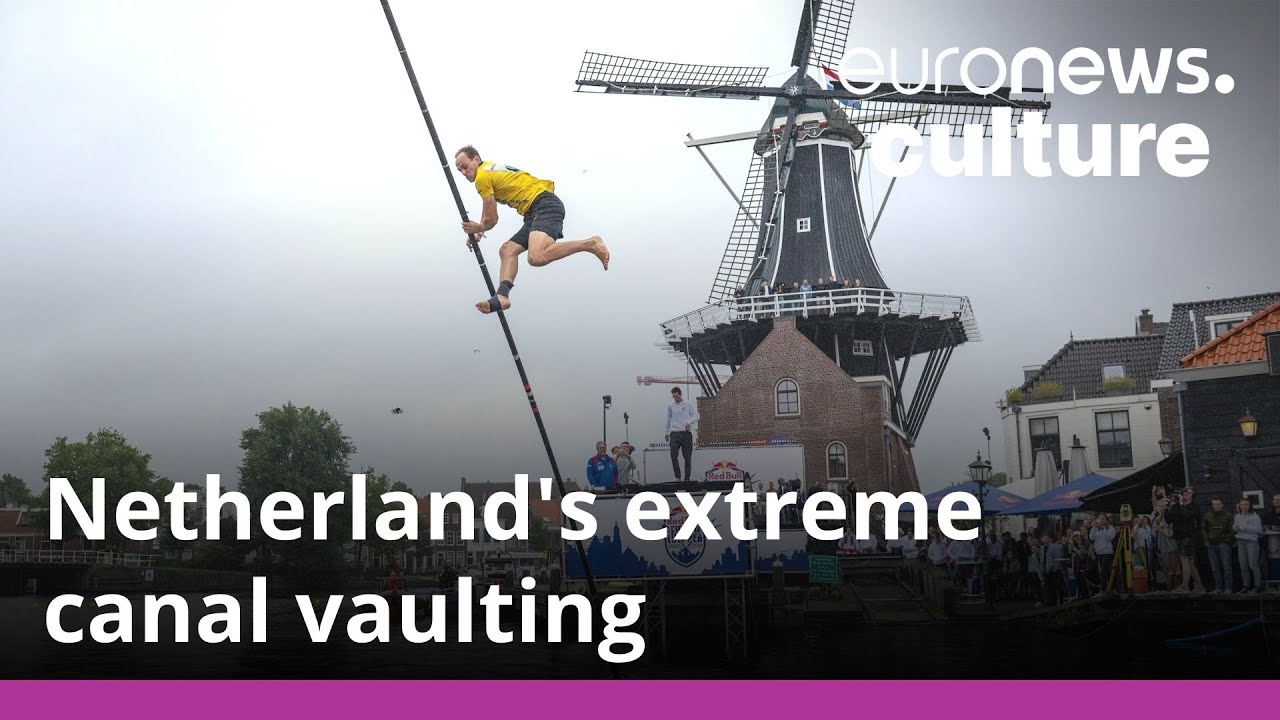 Что такое Fierljeppen? Обзор экстремального вида спорта в Нидерландах – прыжков через канал.