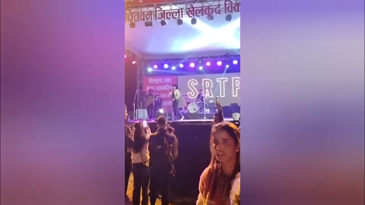 #sabinrai and प्रकाश&The ERAS#concert #narayaniriver#lastnight#itsmeaarshiya#chitwan#liveperformance