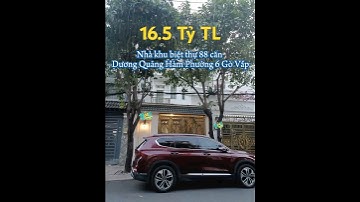 Nhà khu Biệt thự 88 căn Dương Quảng Hàm Phường 6 Gò Vấp #viralvideo #nhapho #govap