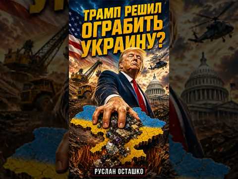 Трамп решил ограбить Украину?