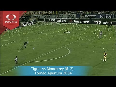 Tigres vs Monterrey (6-2). Torneo Apertura 2004 | Futbol Retro | Televisa Deportes