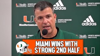 Mario Cristobal Postgame Press Conference vs. Southern Miss | Texas A&M Up Next