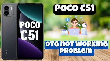 Otg not working problem || How to solve OTG problem || How to use OTG POCO C51