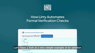 Linty - Formal Verification