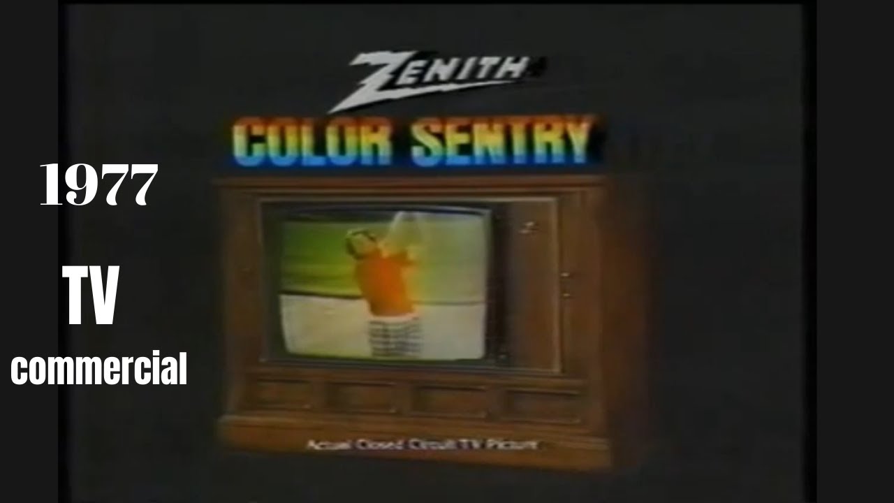 Nostalgia TV Commercial  1977 ||  TV a1 Zenith Color TV & Woolco Halloween