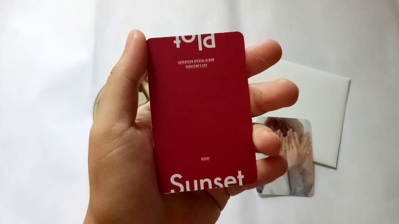 SEVENTEEN SPECIAL ALBUM DIRECTOR'S CUT SUNSET VERSION UNBOXING Indonesia camera iphone 8 plus apk