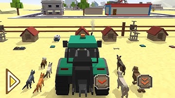 Blocky Farm & Racing 2018 - I unlocked all the pets and all the tractors