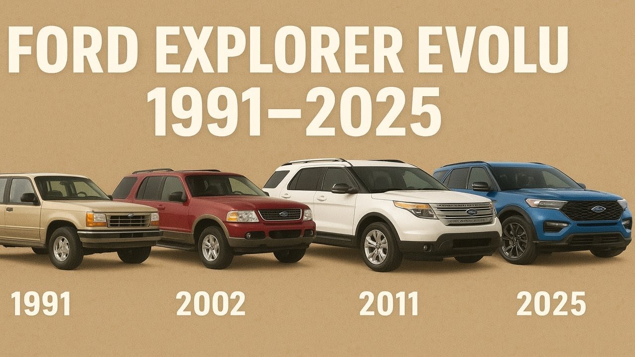Ford Explorer Evolution (1991–2025) | SUV Legacy Over 30 Years