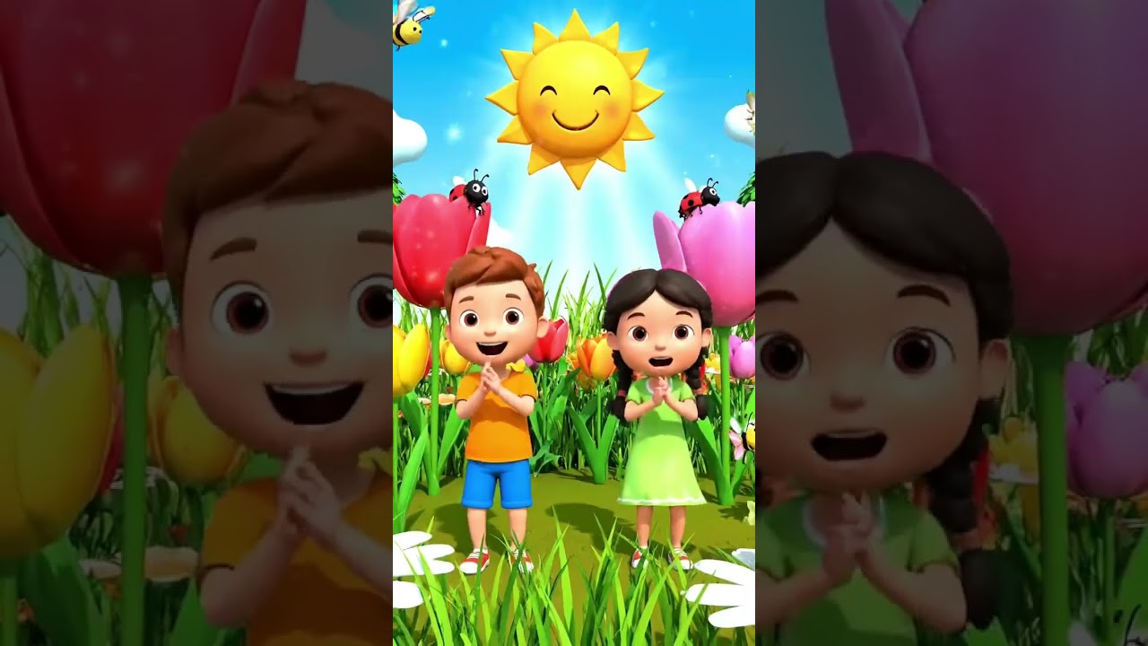 The Garden Parade 🌸🦋 | 3D Animated Kids Poem 