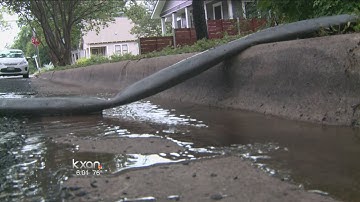 Mess left behind in Central Austin after flash flooding