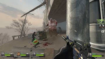 Left 4 Dead 2 Expert Gameplay Halloween M4A1 and AK-47 CF Weapon Anim Mod