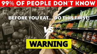 Warning ⚠️: Never eat fruits and vegetables from the grocery store until you do THIS!