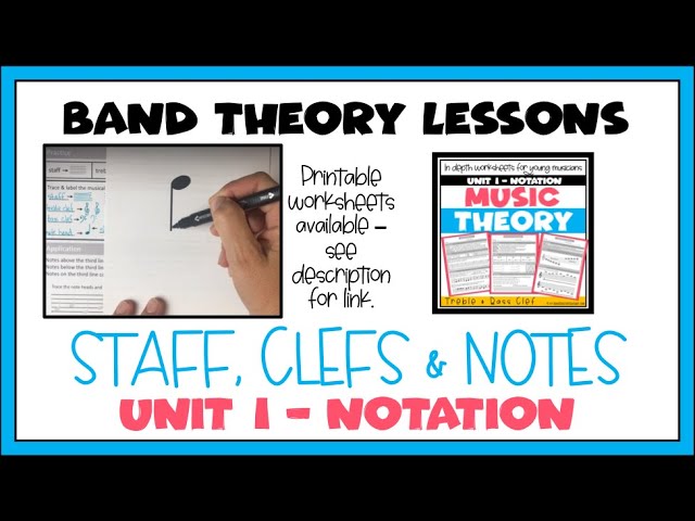 Beginning Band Music Theory Notation First Lesson Link For Optional Printable Worksheet Below Youtube