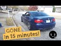 Friend's New BMW E92 M3 Gets TOTALED In 15 Minutes!!! ='(