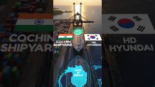Breaking Waves: HD Hyundai &amp; Cochin Shipyard unveil “MADE IN KERALA” super-ships! | KSIDC #shorts