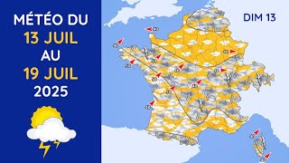 Weather from Sunday 13 to Saturday 19 July 2025