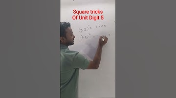 Square tricks of unit Digit 5 #highschoolscience #squretricks #maths