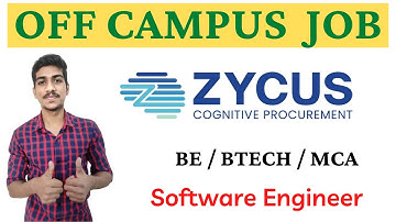 Zycus Recruitment 2021| Zycus Off Campus Drive| Freshers Hiring 2021 | BE/BTECH/ME/MTECH
