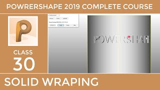 PowerShape 2019 Tutorial # 31 - Text Wraping on Solid - Urdu/Hindi
