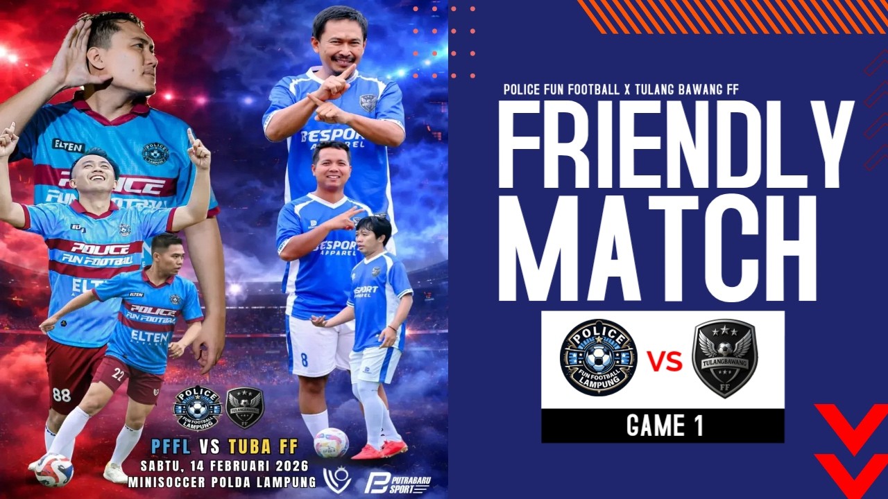 🔴SERUUU❗❗❗ GAME 1//TULANG BAWANG FF VS POLICE FF//FRIENDLY MATCH🏆🔥🔥