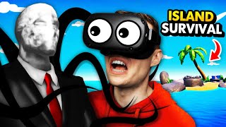 NEW Surviving On REMOTE ISLAND From SLENDER MAN In VR (Island Time VR Funny Gameplay)