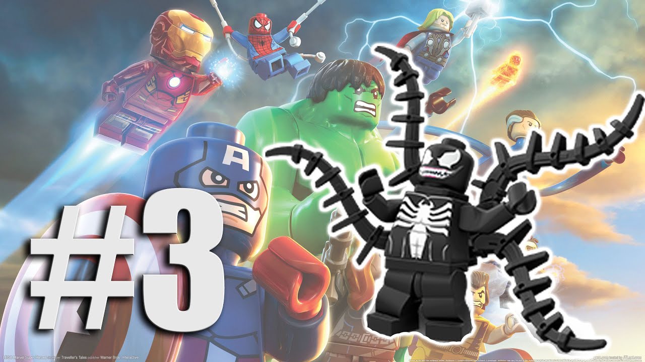 Lego Marvel Superheroes Walkthrough Part 3 Venom Boss Fight Exploratory Laboratory Pc Gameplay