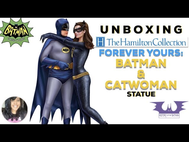 batman catwoman statue